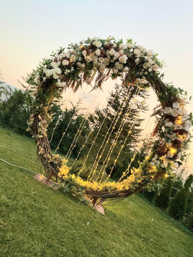 ÇALI TAG IŞIKLI NİŞAN VE RESİM FONU