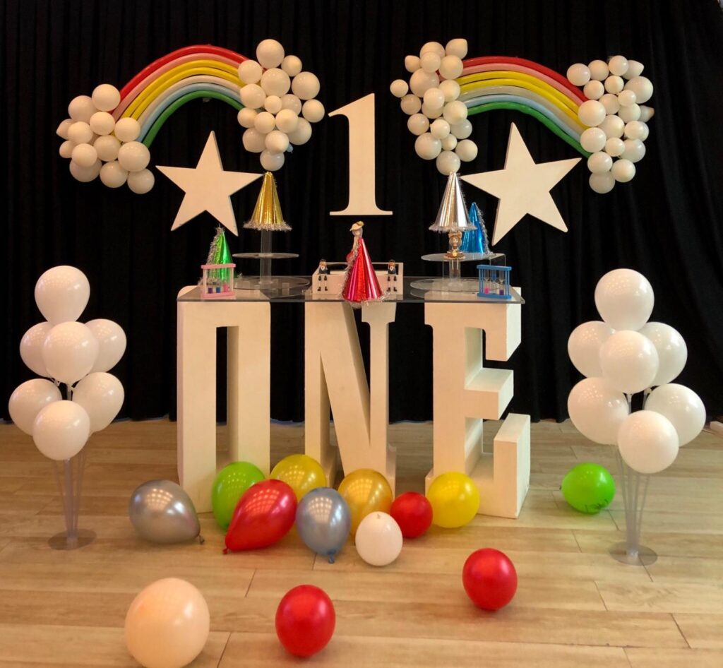 1 YAŞ KONSEPT DOĞUM GÜNÜ IŞIKLI