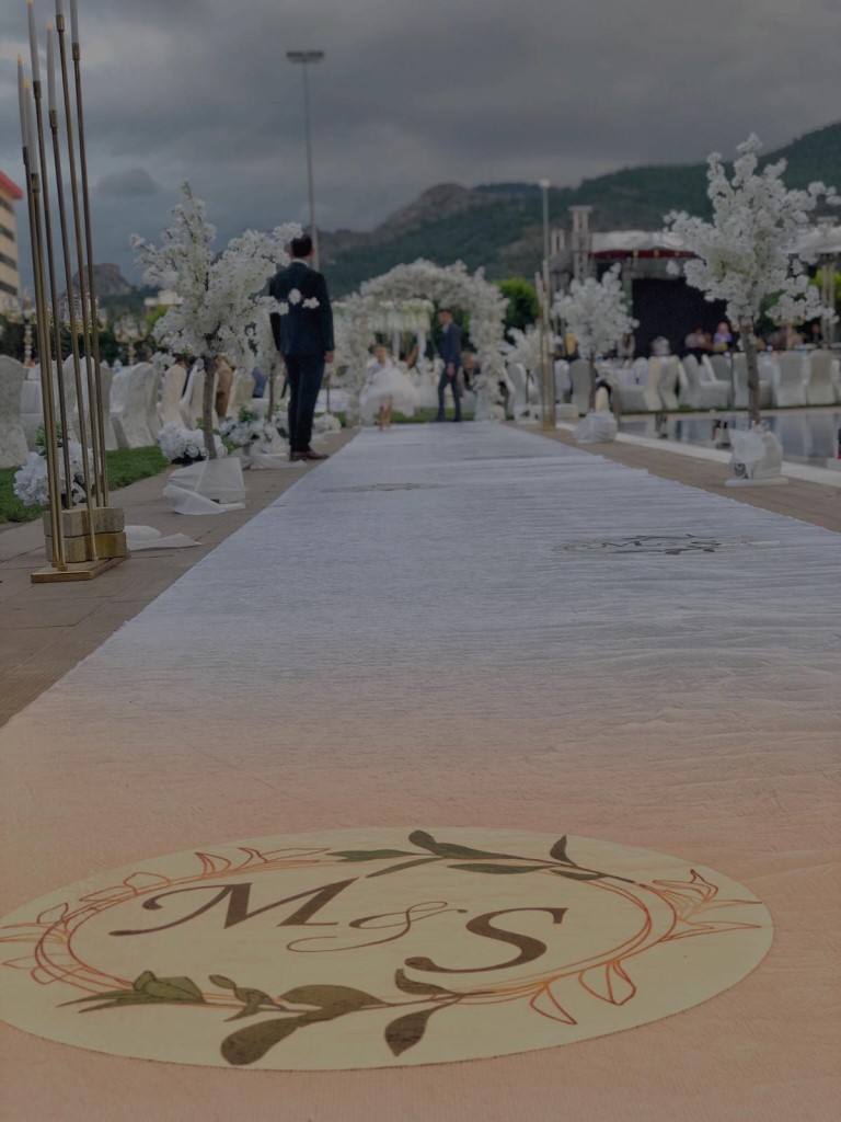 DEDEMAN DÜĞÜN VE NİKAH ORGANİZASYONU GAZEBO VE YOL BASKI